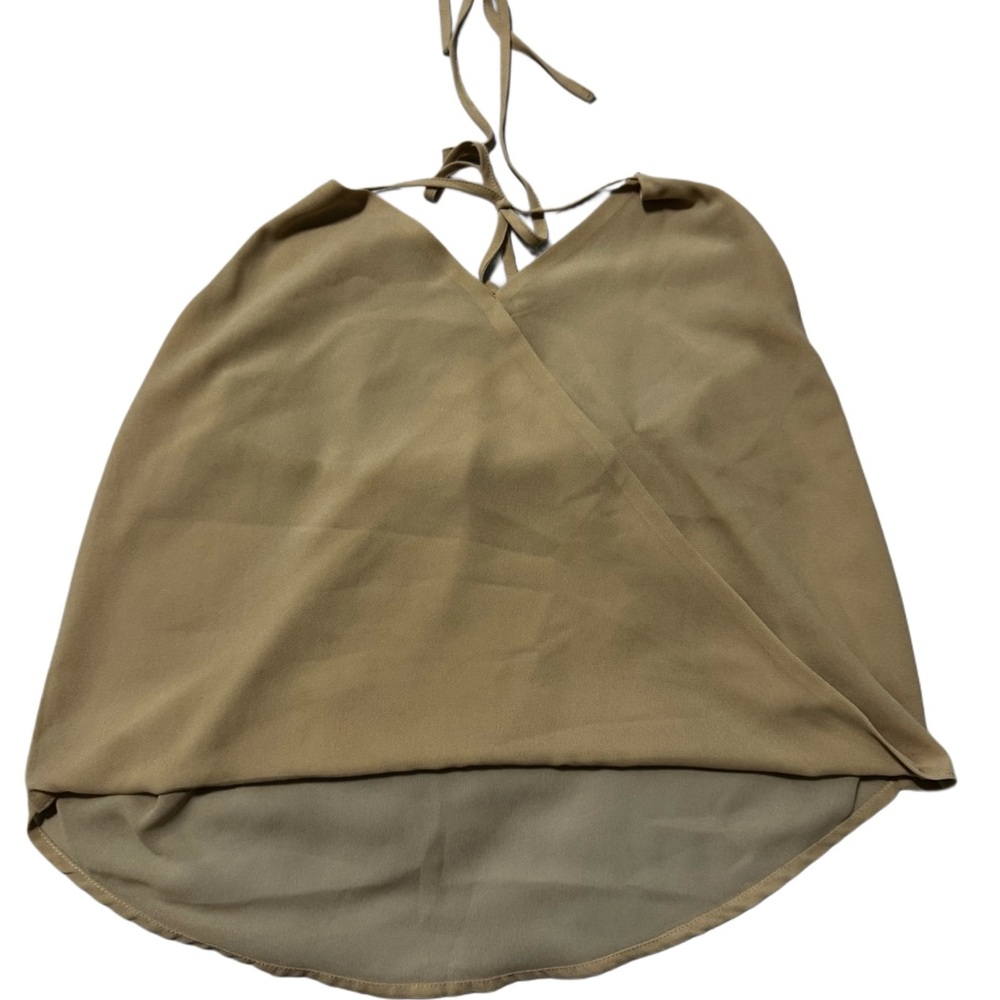 Timing Cream Halter Top